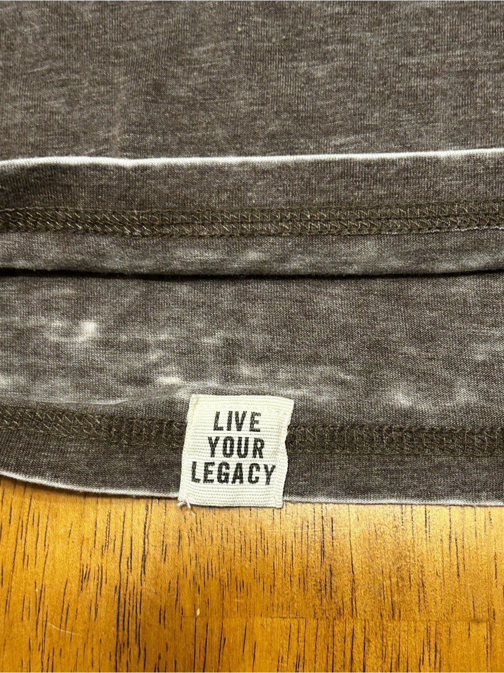 Legacy Gray Washed Racerback Tank - Picture 5 of 5